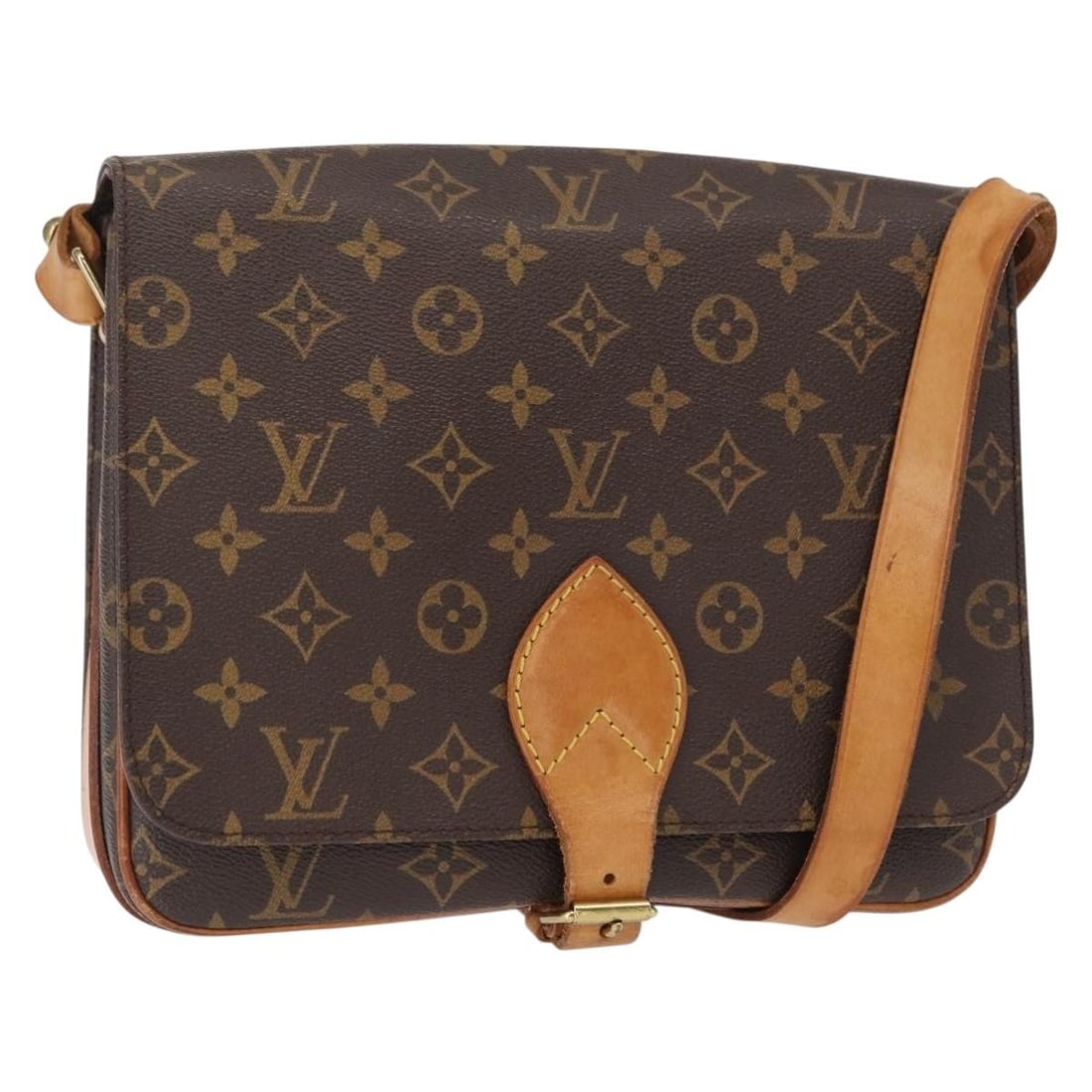 LOUIS VUITTON Monogram Cartouchiere GM Shoulder Bag M51252 Auth France: LOUIS VUITTON Monogram Cartouchiere GM Shoulder Bag M51252 Auth France This LOUIS VUITTON Monogram Cartouchiere GM Shoulder Bag (Model: M51252) is a stylish and classic accessory, perfect for everyday