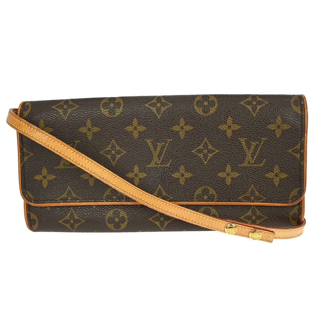 Louis Vuitton Pochette Twin GM Monogram Canvas Crossbody Bag M51852 (1 of 10)