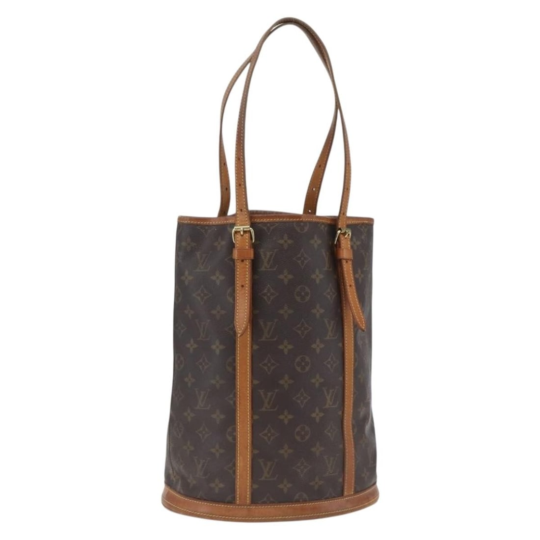 Louis Vuitton Bucket GM Monogram Canvas Shoulder Bag M42236: Louis Vuitton Bucket GM Monogram Canvas Shoulder Bag M42236 This Louis Vuitton Monogram Bucket GM Shoulder Bag (model M42236) features the iconic monogram canvas exterior with leather accents. Made in