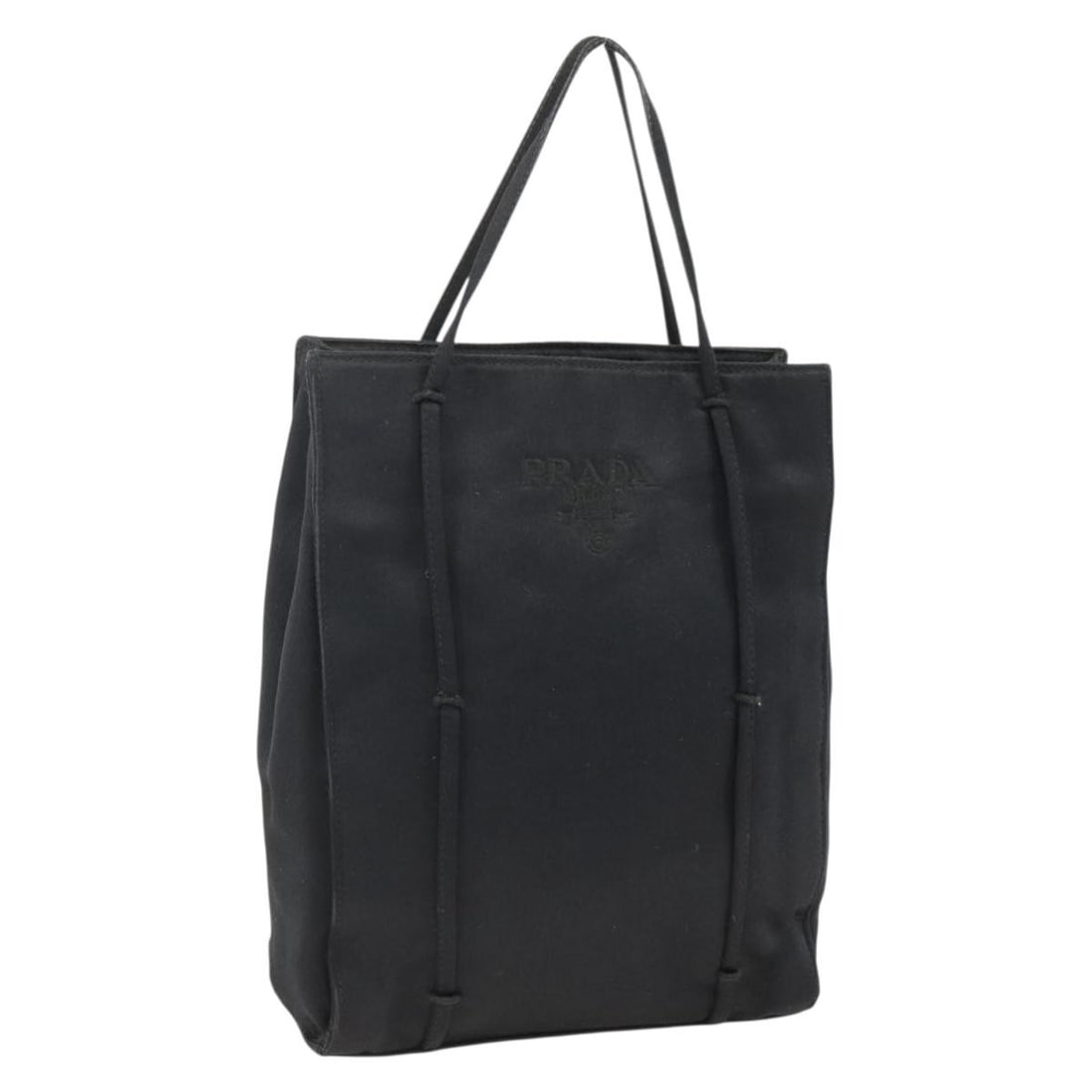 Prada Black Satin Womens Handbag Made in Italy (1 of 18)