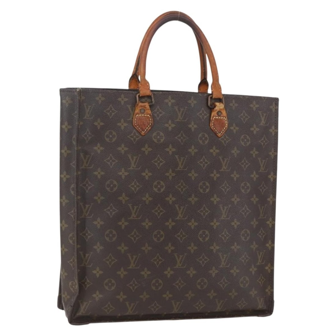 LOUIS VUITTON Monogram Sac Plat Hand Bag M51140 France Auth: LOUIS VUITTON Monogram Sac Plat Hand Bag M51140 France Auth This authentic LOUIS VUITTON Monogram Sac Plat Hand Bag (Model: M51140) is a stylish and functional accessory made in France. Crafted from d