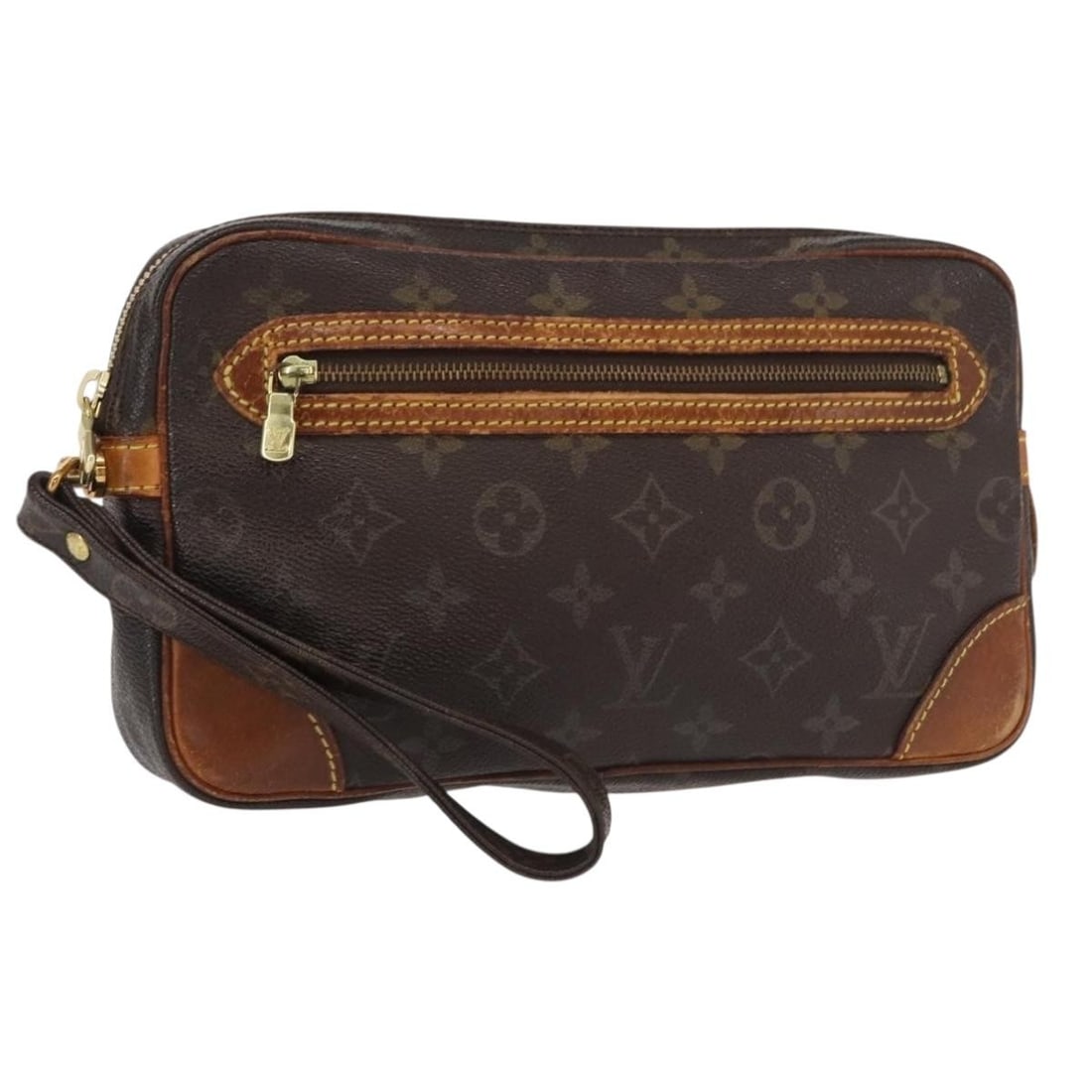 Louis Vuitton Marly Dragonne GM Monogram Canvas Clutch Bag M51825 France (1 of 18)