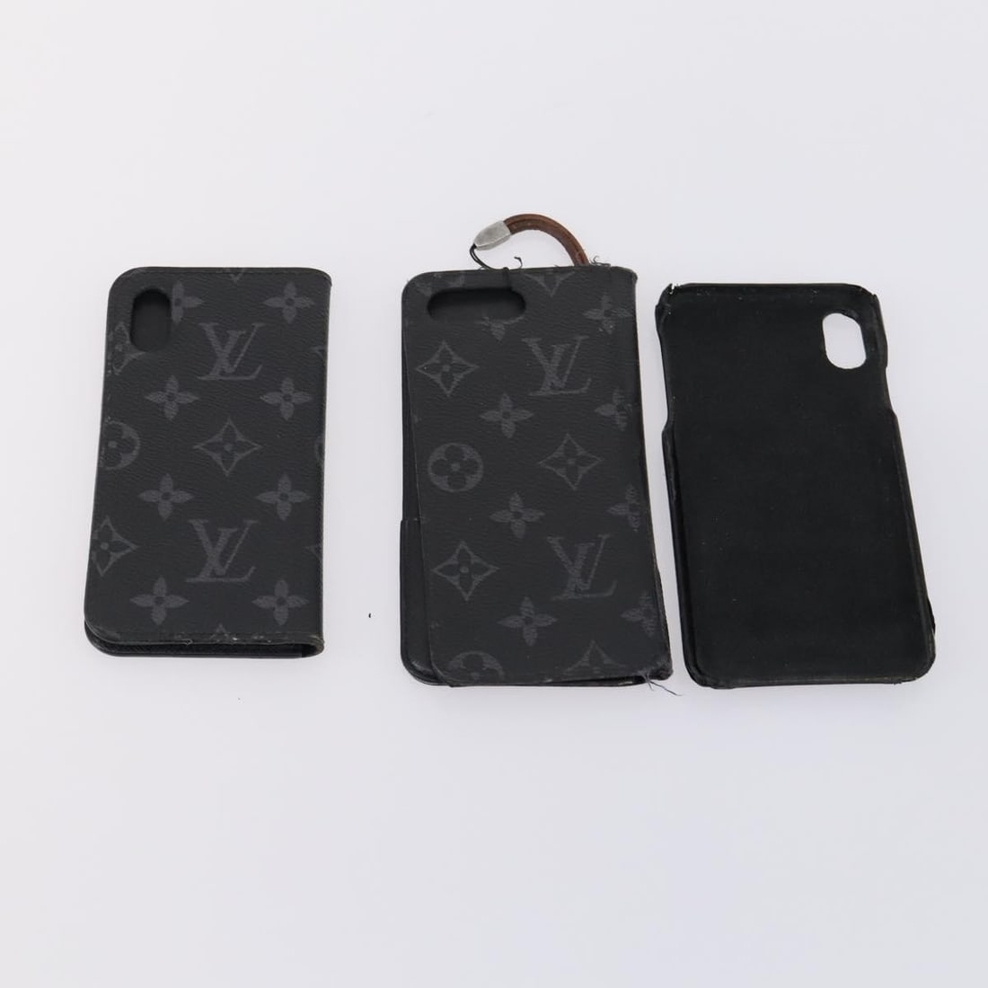 LOUIS VUITTON Monogram Eclipse iPhone Case Set LV Auth - 8