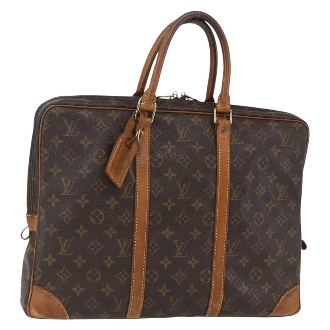LOUIS VUITTON Monogram Porte Documents Voyage Business Bag M53361 Authentic (1 of 18)