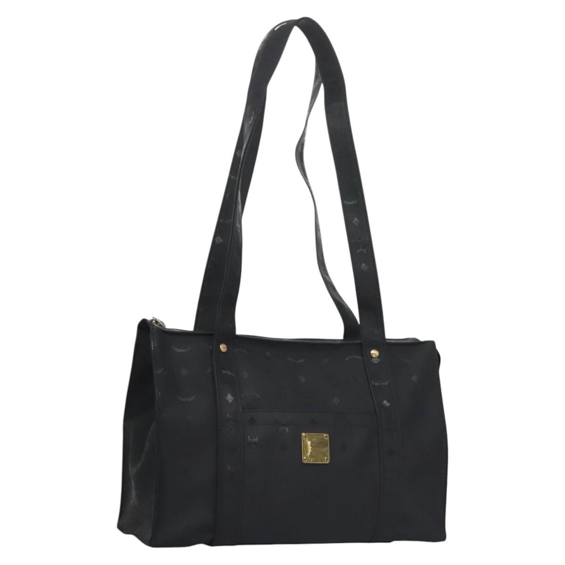 MCM Vicetos Black PVC Women's Shoulder Bag Germany (1 of 18)