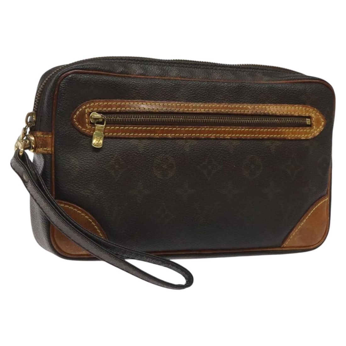 Louis Vuitton Marly Dragonne GM Monogram Canvas Clutch Bag M51825: Louis Vuitton Marly Dragonne GM Monogram Canvas Clutch Bag M51825 This is a Louis Vuitton Monogram Marly Dragonne GM clutch bag crafted from signature monogram canvas. The bag is designed for women an