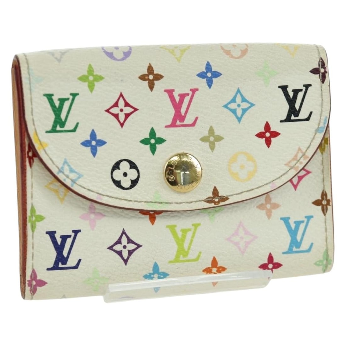 Monogram Multicolor Canvas Card Holder White M66557 by Louis Vuitton (1 of 18)