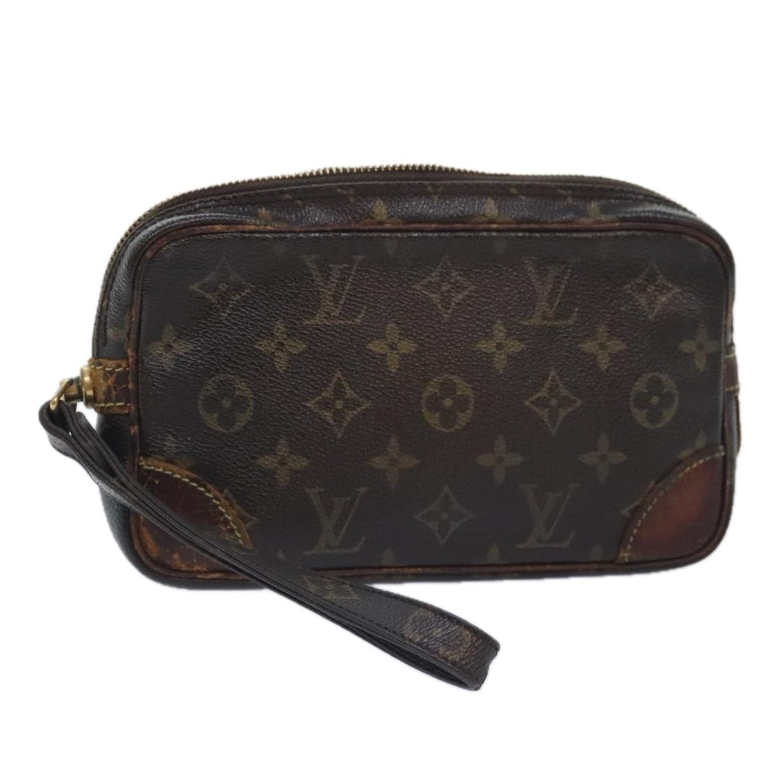 Louis Vuitton Marly Dragonne PM Monogram Canvas Clutch Bag M51827 (1 of 18)
