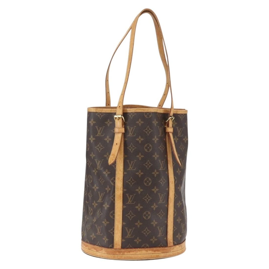 LOUIS VUITTON Monogram Bucket GM Shoulder Bag M42236 Authentic: LOUIS VUITTON Monogram Bucket GM Shoulder Bag M42236 Authentic This authentic LOUIS VUITTON Monogram Bucket GM Shoulder Bag (Model M42236) is a stylish and functional accessory, crafted in France from