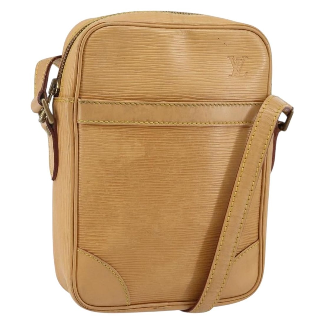 LOUIS VUITTON Epi Danube Beige Shoulder Bag M11910 Auth France (1 of 18)