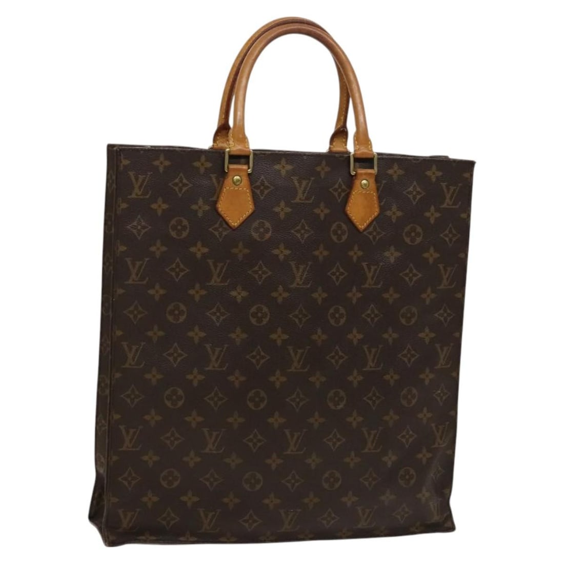 Louis Vuitton Sac Plat Monogram Canvas M51140 Women's Tote France: Louis Vuitton Sac Plat Monogram Canvas M51140 Women's Tote France This is a Louis Vuitton Monogram Sac Plat handbag crafted from signature monogram canvas. The bag is designed for women and features a