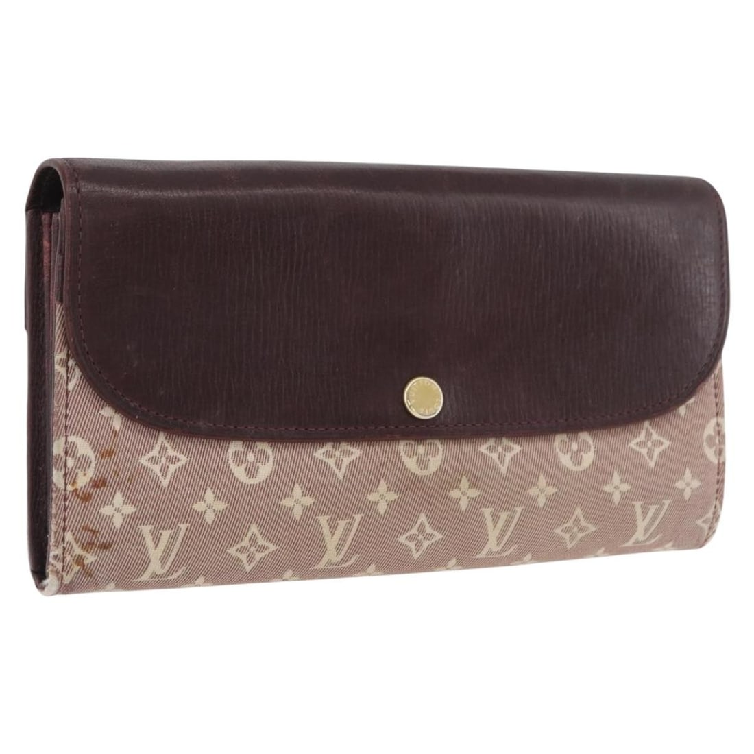 Louis Vuitton Sarah Long Wallet Monogram Idylle Canvas Sepia M63008 (1 of 18)