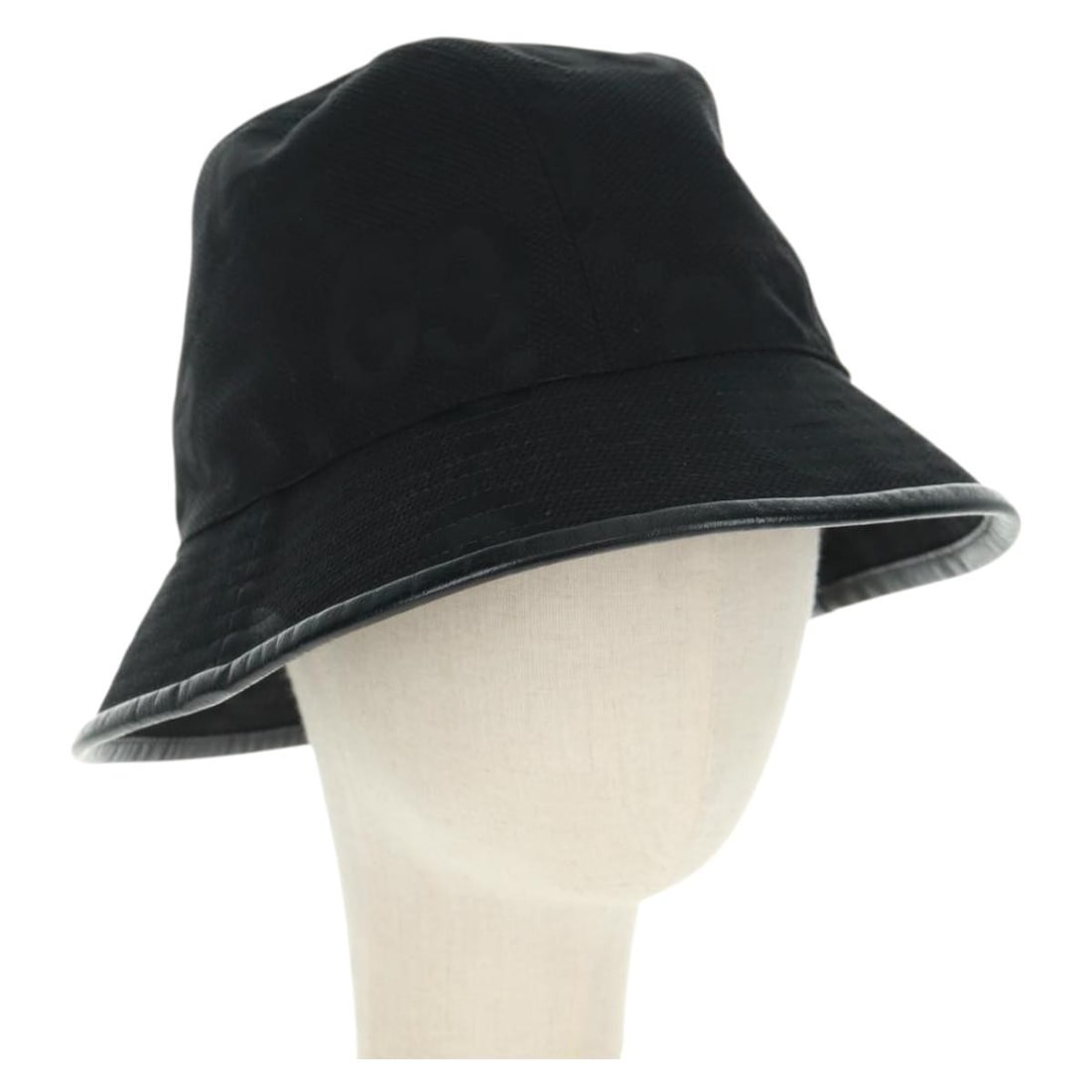 Black GG Canvas Bucket Hat by Gucci Size 58cm with Dust Bag (1 of 16)