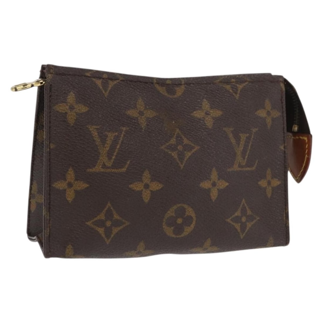 Louis Vuitton Monogram Canvas Poche Toilette 15 Pouch M47546 France: Louis Vuitton Monogram Canvas Poche Toilette 15 Pouch M47546 France This Louis Vuitton Monogram Poche Toilette 15 pouch features the iconic monogram canvas exterior crafted in France. Designed as a co