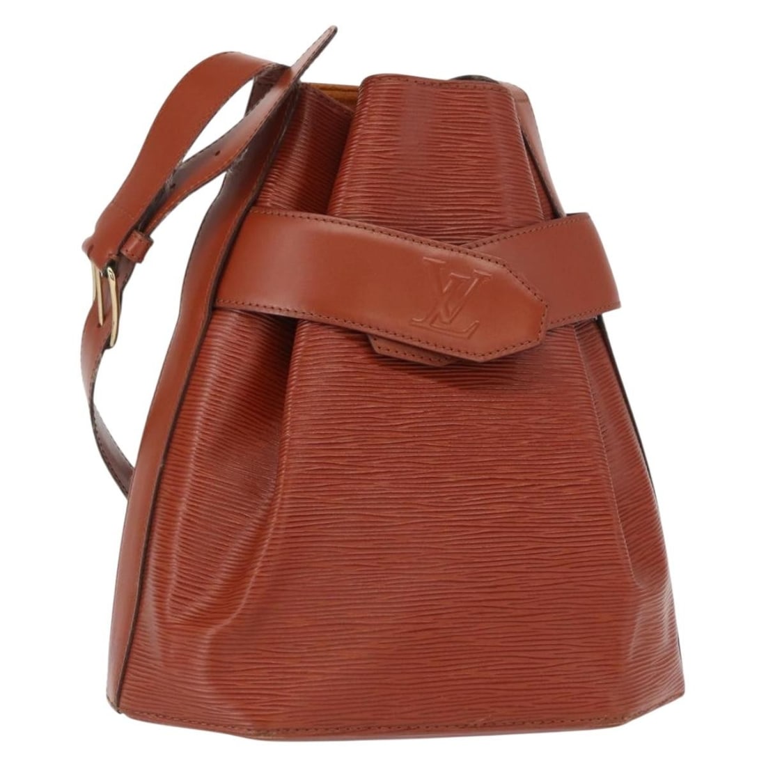 Brown Epi Leather Sac de Paul PM Shoulder Bag by Louis Vuitton M80203: Brown Epi Leather Sac de Paul PM Shoulder Bag by Louis Vuitton M80203 This Louis Vuitton Epi Sac de Paul PM shoulder bag features a structured silhouette in brown Epi leather. Made in France, the bag