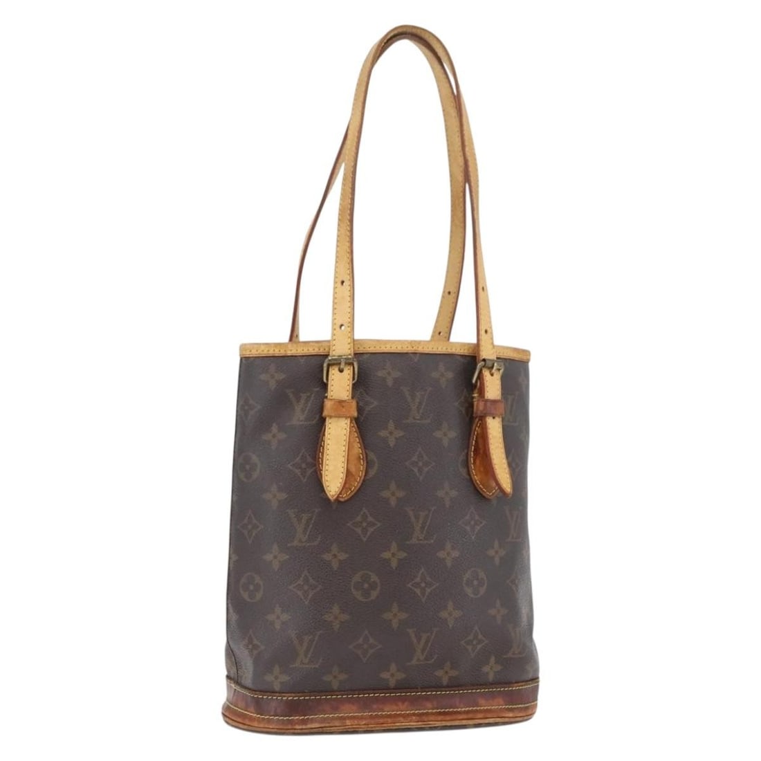 Louis Vuitton Monogram Canvas Bucket PM Shoulder Bag M42238 France (1 of 18)