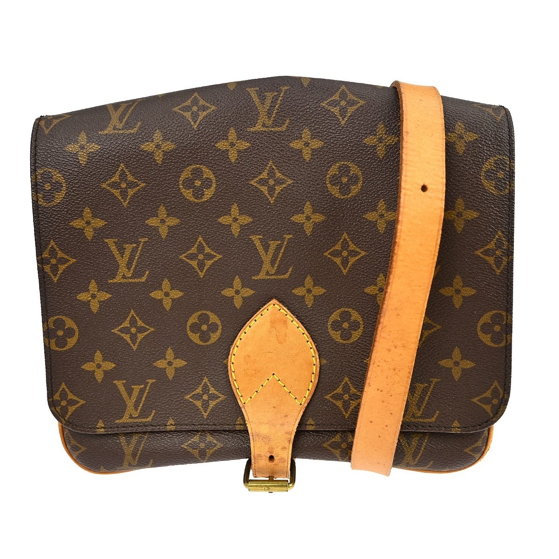 Louis Vuitton Cartouchiere GM Monogram Canvas Crossbody Shoulder Bag: Louis Vuitton Cartouchiere GM Monogram Canvas Crossbody Shoulder Bag This Louis Vuitton Cartouchiere GM shoulder bag features the iconic monogram canvas with leather trim and an adjustable crossbody s