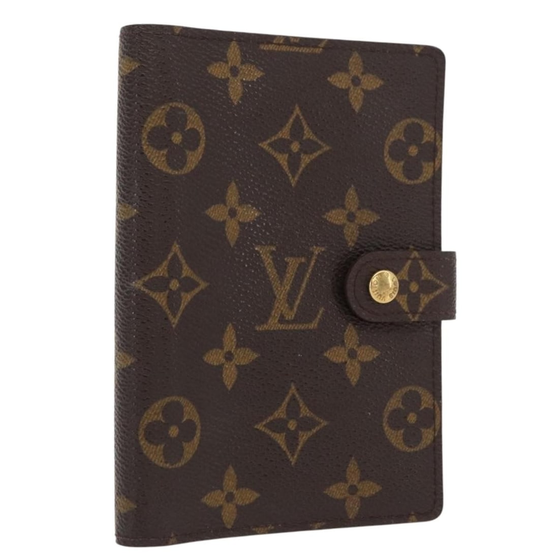 Louis Vuitton Monogram Canvas R20005 PM Agenda Cover Day Planner: Louis Vuitton Monogram Canvas R20005 PM Agenda Cover Day Planner This is a Louis Vuitton Monogram Agenda PM Day Planner Cover crafted from signature Monogram Canvas. The cover features a compact and p