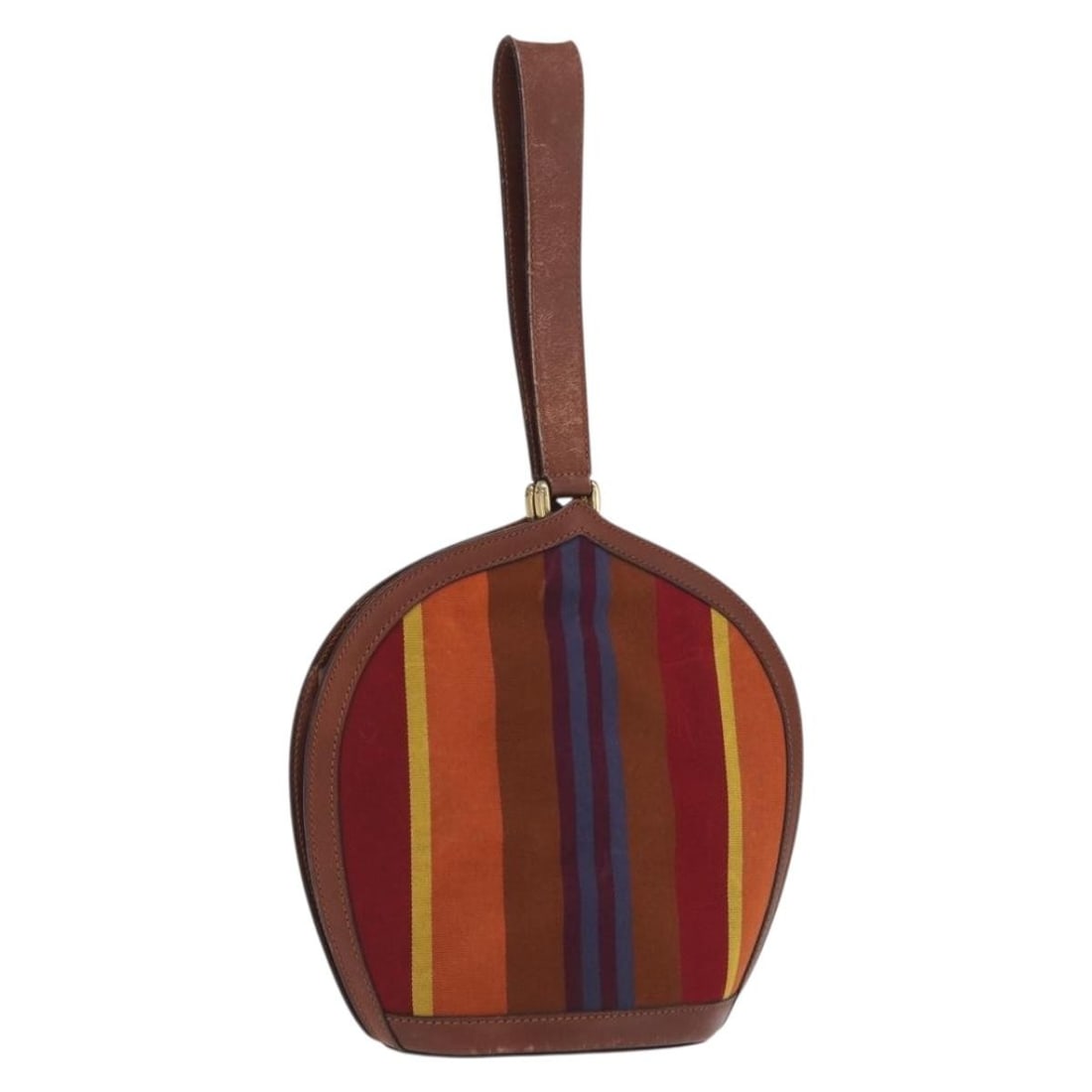 Celine Multicolor Canvas and Leather Women's Handbag Gold Accents: Celine Multicolor Canvas and Leather Women's Handbag Gold Accents This women's hand bag by CELINE features a multicolor canvas exterior with gold-tone leather accents. Made in Italy, the bag is design