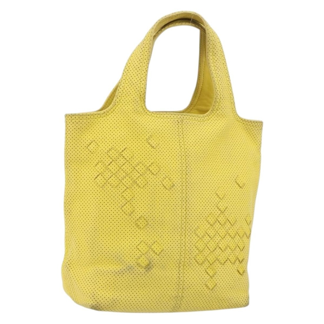 Yellow Intrecciato Leather Handbag by Bottega Veneta 143393 Italy: Yellow Intrecciato Leather Handbag by Bottega Veneta 143393 Italy This Bottega Veneta Intrecciato hand bag is crafted from yellow leather and features the brand's signature woven design. Made in Italy