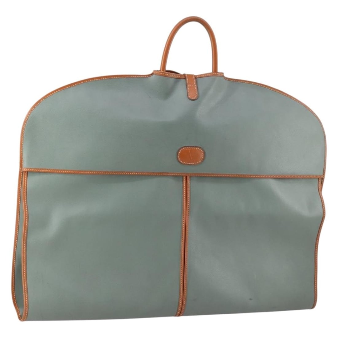 VALENTINO Green Gold Leather Garment Cover Made in Italy (1 of 18)