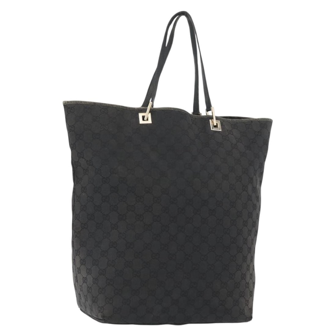 Black and Gold GG Canvas Gucci Tote Bag Women's 002 1097 Italy: Black and Gold GG Canvas Gucci Tote Bag Women's 002 1097 Italy This is a GUCCI GG Canvas Tote Bag in black and gold, crafted in Italy. The tote features GG canvas material and is designed for women. I
