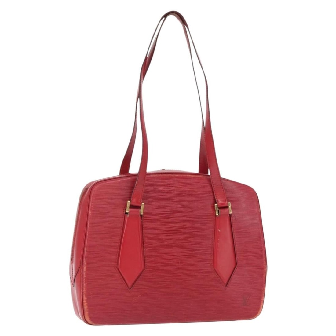 Red Epi Leather Louis Vuitton Vortail Shoulder Bag M52437: Red Epi Leather Louis Vuitton Vortail Shoulder Bag M52437 This Louis Vuitton Epi Vortail Shoulder Bag in red features durable Epi leather with a structured design. It offers a spacious interior with m