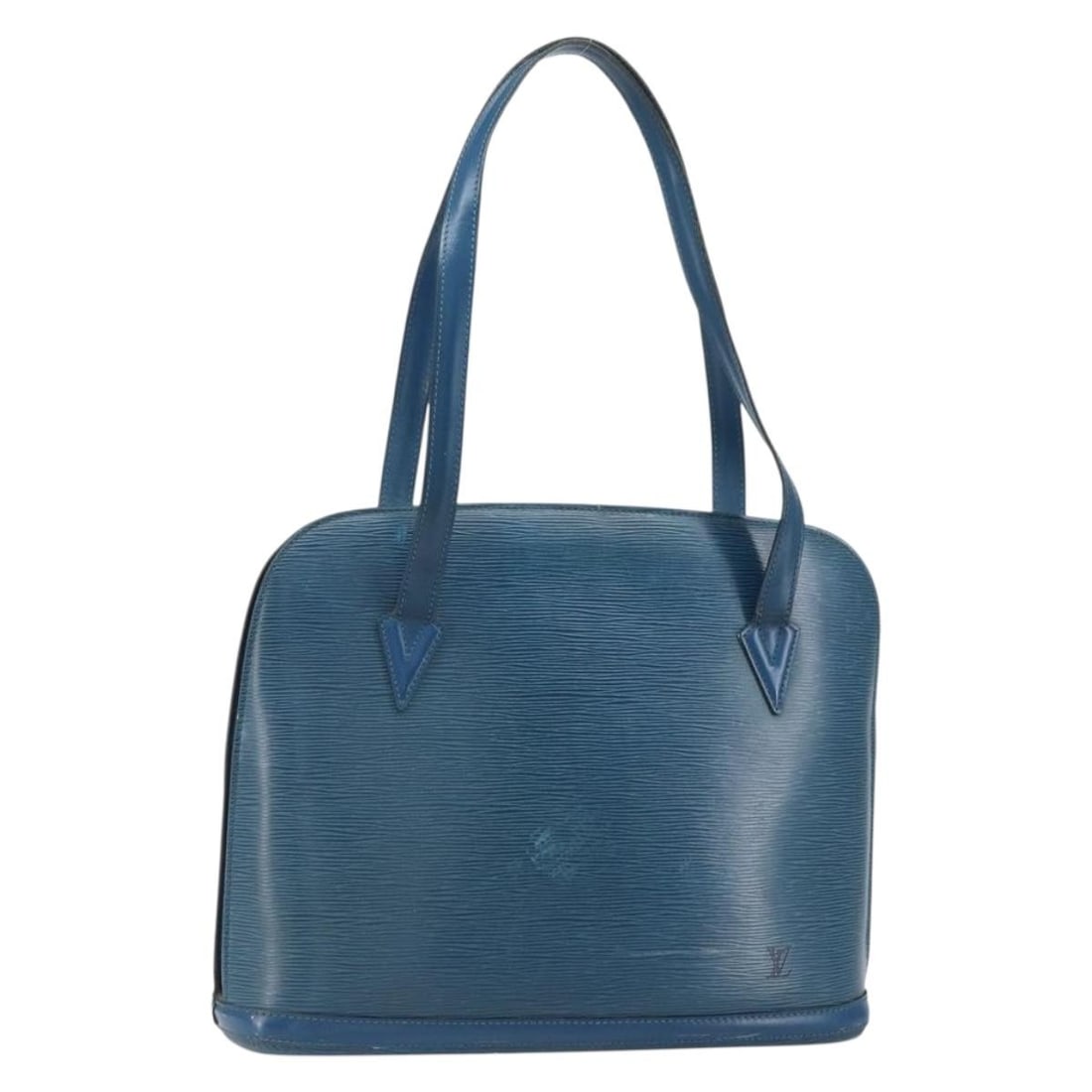 Louis Vuitton Epi Leather Lussac Shoulder Bag Blue M52285 France: Louis Vuitton Epi Leather Lussac Shoulder Bag Blue M52285 France This Louis Vuitton Epi Lussac shoulder bag features durable blue Epi leather and a spacious interior, making it a practical choice for
