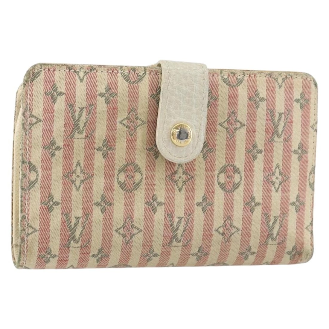 LOUIS VUITTON Mini Lin Croisette Wallet Pink M95658 Auth TH3077 (1 of 18)