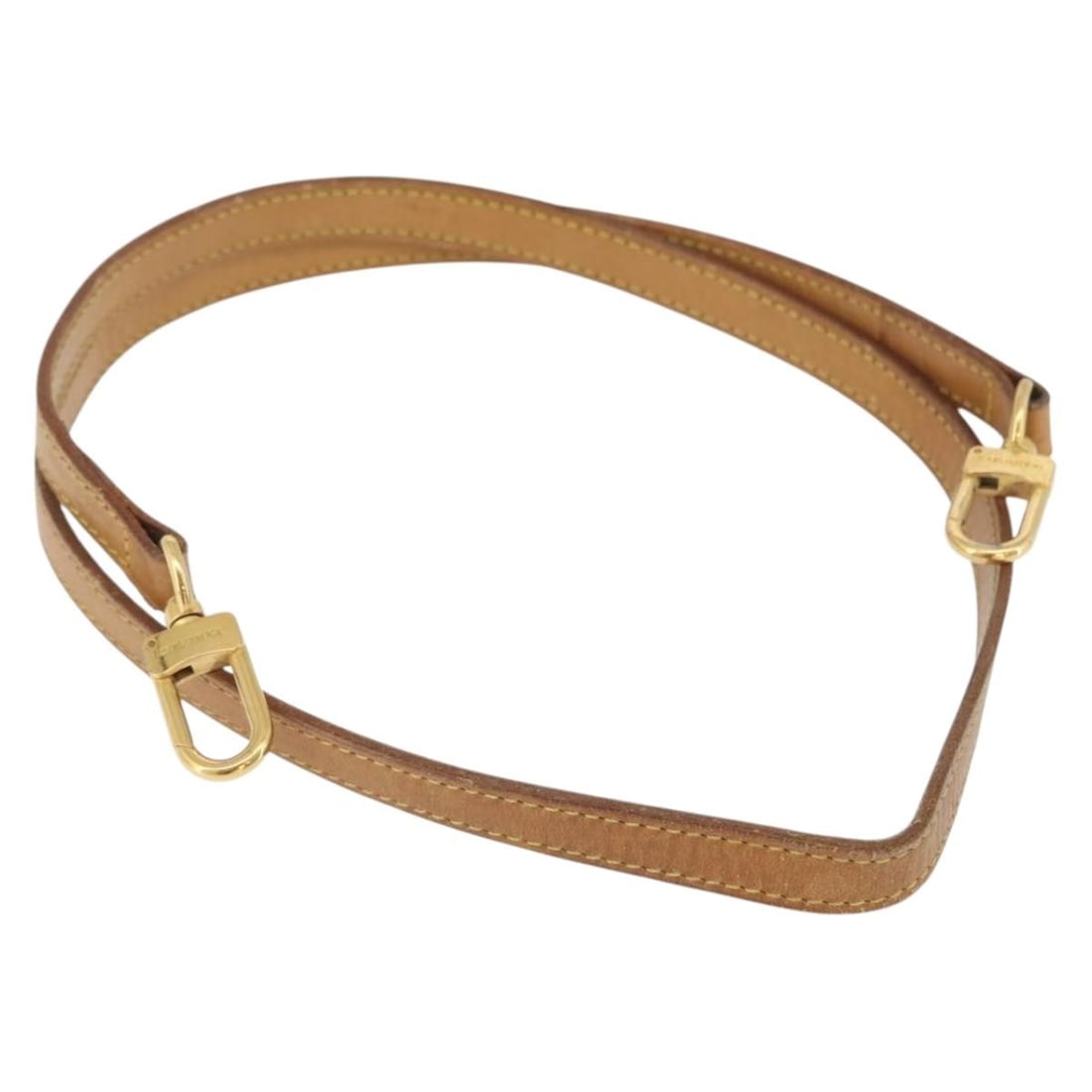 Beige Leather Louis Vuitton Shoulder Strap 44.5 Inch Authentic (1 of 8)