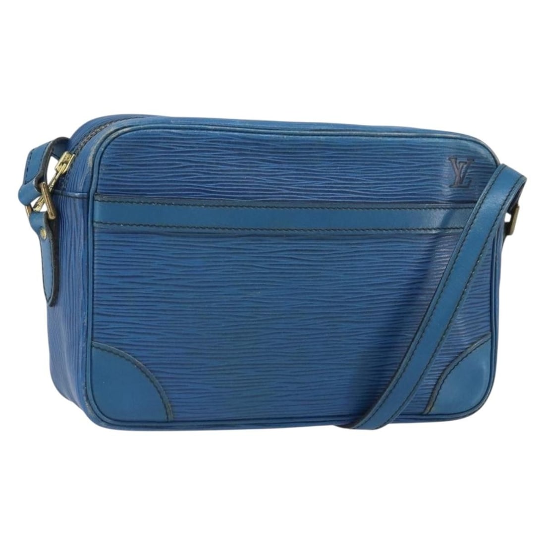 Blue Epi Leather Trocadero 23 Shoulder Bag by Louis Vuitton M52305 (1 of 18)