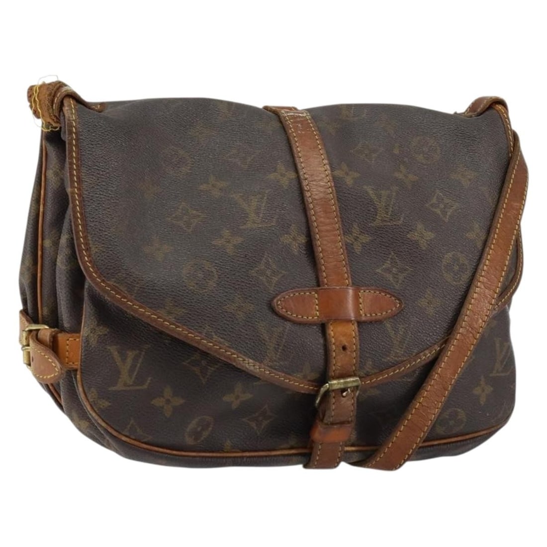 LOUIS VUITTON Monogram Saumur 30 Shoulder Bag M42256 France Auth: LOUIS VUITTON Monogram Saumur 30 Shoulder Bag M42256 France Auth The LOUIS VUITTON Monogram Saumur 30 Shoulder Bag is a stylish and functional accessory that embodies the classic elegance of the brand