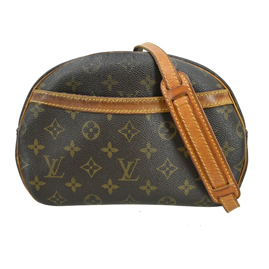 Louis Vuitton Blois Monogram Canvas Small Crossbody Bag M51221: Louis Vuitton Blois Monogram Canvas Small Crossbody Bag M51221 This is a vintage Louis Vuitton Blois crossbody bag featuring the iconic monogram canvas leather exterior in brown. The bag is designed w
