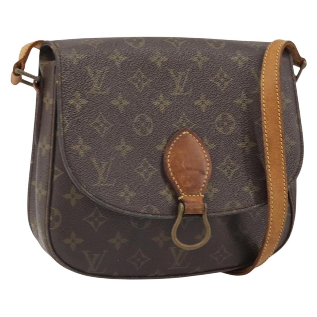 Vintage Monogram Canvas Saint Cloud GM Shoulder Bag by Louis Vuitton M51242: Vintage Monogram Canvas Saint Cloud GM Shoulder Bag by Louis Vuitton M51242 This is a Louis Vuitton Monogram Saint Cloud GM vintage shoulder bag crafted from monogram canvas. The bag features an adjus