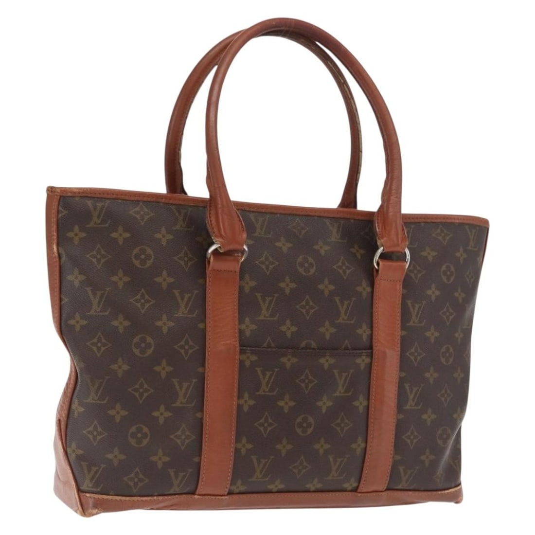 Louis Vuitton Monogram Canvas Weekend PM Handbag Model M42425: Louis Vuitton Monogram Canvas Weekend PM Handbag Model M42425 Louis Vuitton Monogram Sac Weekend PM handbag crafted from monogram canvas with leather trim, featuring a spacious interior and a handle d