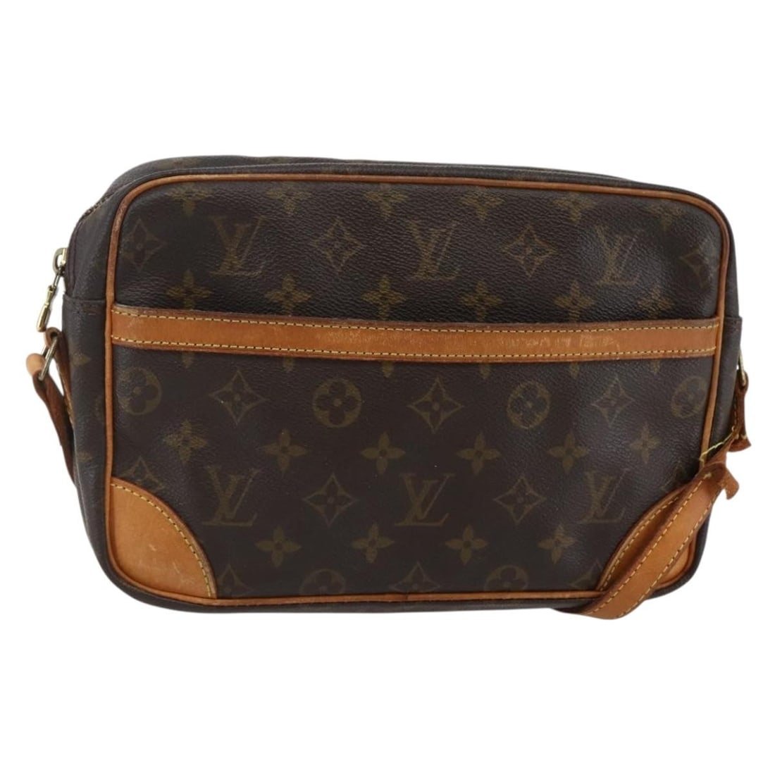 Louis Vuitton Trocadero 25 Monogram Canvas Shoulder Bag M51276 France: Louis Vuitton Trocadero 25 Monogram Canvas Shoulder Bag M51276 France This is a Louis Vuitton Monogram Trocadero 25 shoulder bag, crafted from signature monogram canvas. Designed for women, the bag fe