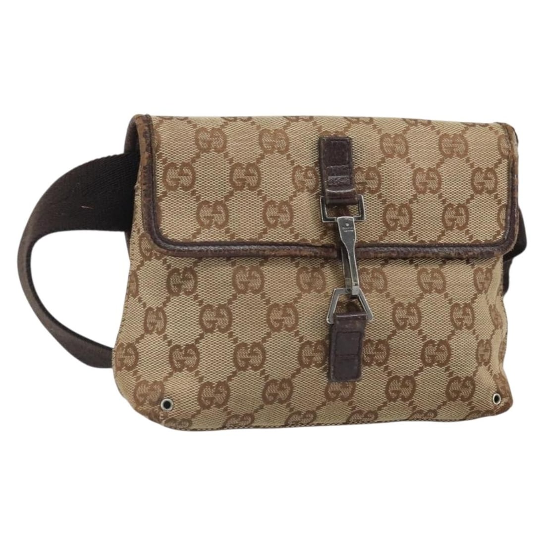 Gucci GG Canvas Beige Silver Crossbody Bag Model 92543 for Women: Gucci GG Canvas Beige Silver Crossbody Bag Model 92543 for Women This is a Gucci GG Canvas body bag in beige and silver, designed for women. Crafted in Italy, it features the signature GG canvas exter