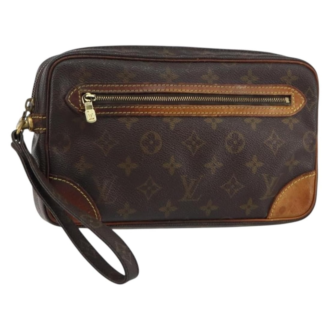 LOUIS VUITTON Monogram Marly Dragonne GM Clutch Bag M51825 Auth: LOUIS VUITTON Monogram Marly Dragonne GM Clutch Bag M51825 Auth Elevate your accessory game with this LOUIS VUITTON Monogram Marly Dragonne GM Clutch Bag, a stylish and practical choice for any occasi