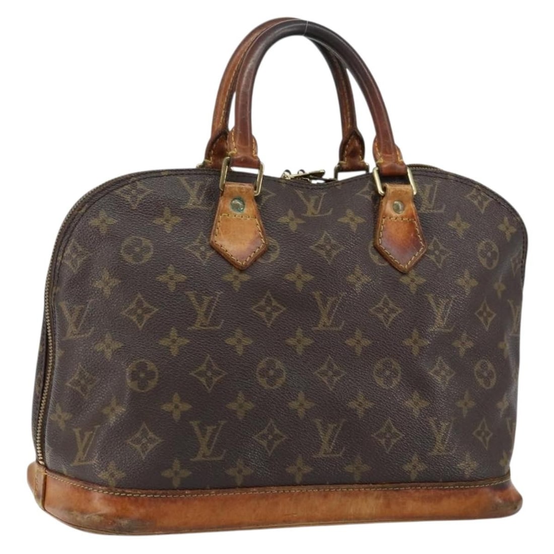 LOUIS VUITTON Monogram Alma Hand Bag M51130 Auth France: LOUIS VUITTON Monogram Alma Hand Bag M51130 Auth France This authentic Louis Vuitton Monogram Alma Hand Bag (M51130) showcases a timeless design, made from durable Monogram Canvas in a classic monogra