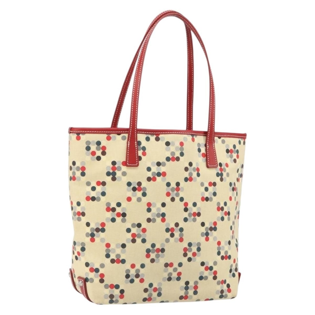 Burberry Blue Label Canvas Tote Ivory and Silver Handbag Japan: Burberry Blue Label Canvas Tote Ivory and Silver Handbag Japan This Burberry Blue Label tote bag features an ivory and silver canvas exterior, designed for women. The bag is made in Japan and offers a