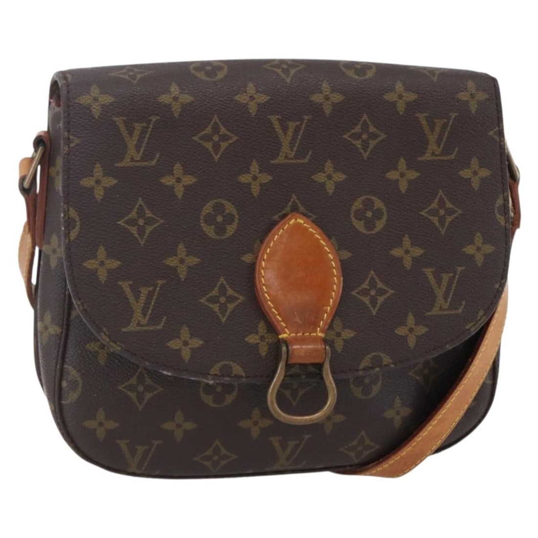 LOUIS VUITTON Monogram Saint Cloud GM Shoulder Bag M51242 Auth (1 of 18)