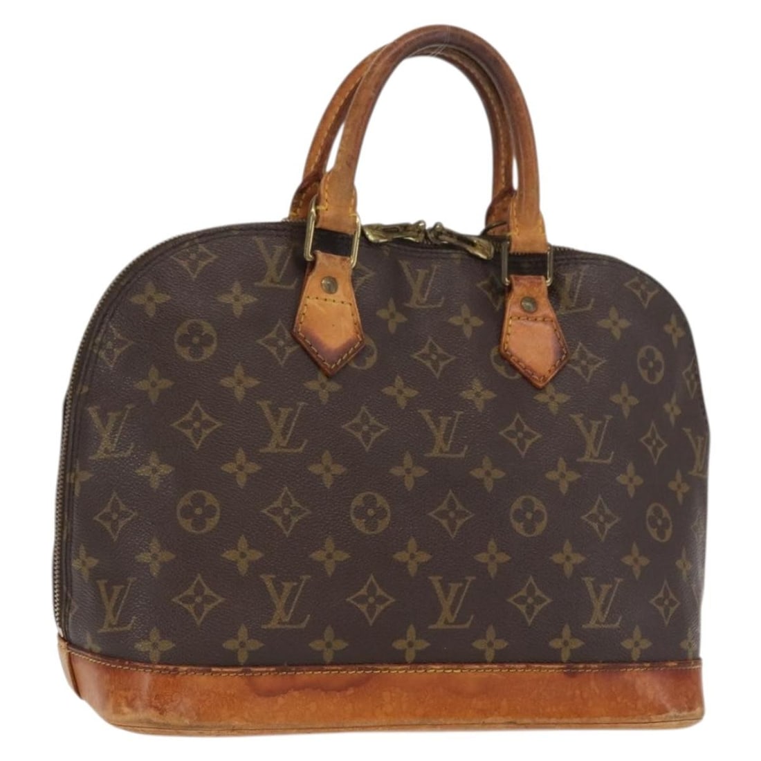 Louis Vuitton Alma Monogram Canvas Handbag M51130 France: Louis Vuitton Alma Monogram Canvas Handbag M51130 France This Louis Vuitton Monogram Alma Hand Bag features the iconic monogram canvas exterior and is designed for women. The bag is made in France and