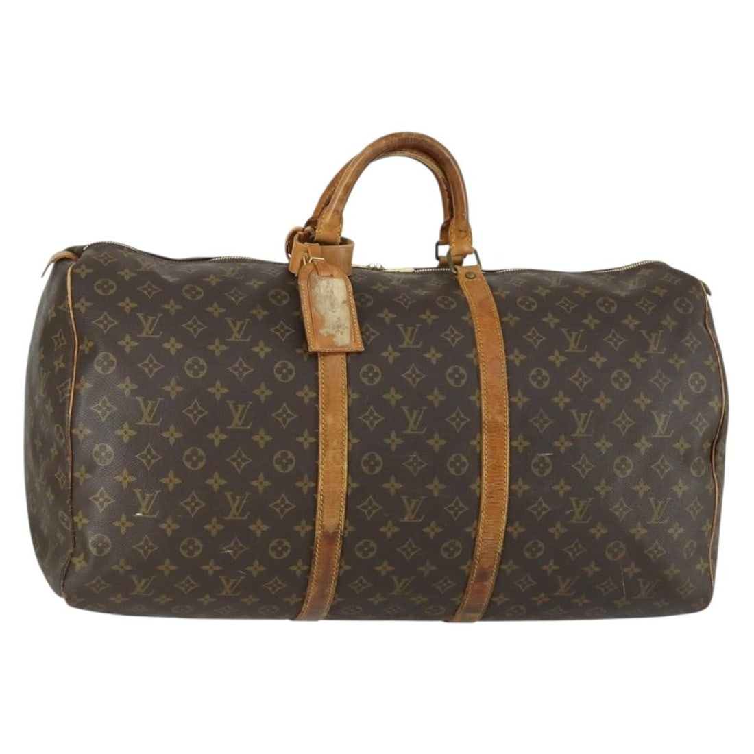 Louis Vuitton Keepall 60 Monogram Canvas Boston Travel Bag M41422 (1 of 18)