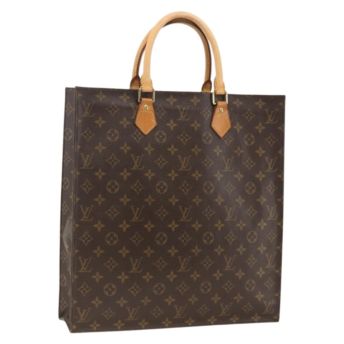 Louis Vuitton Sac Plat Monogram Canvas M51140 Women's Tote Bag: Louis Vuitton Sac Plat Monogram Canvas M51140 Women's Tote Bag This Louis Vuitton Monogram Sac Plat handbag is crafted from signature monogram canvas and designed for women. It features a spacious int