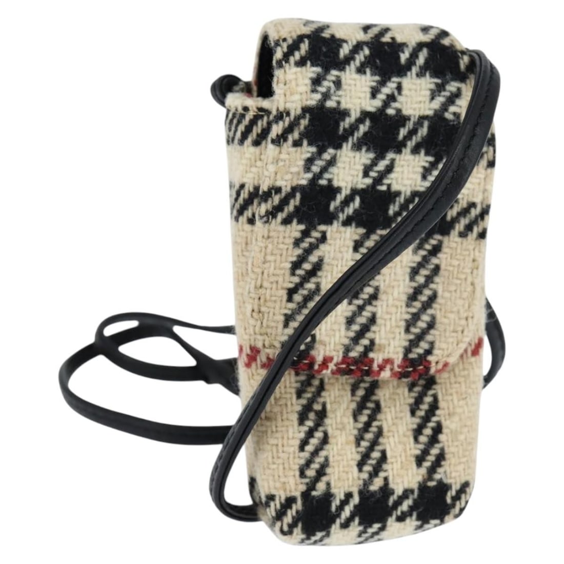 BURBERRY Nova Check Beige Canvas Shoulder Pouch Authentic 147566 (1 of 18)
