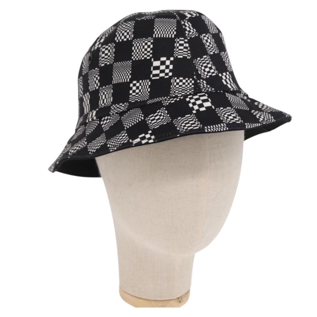 Black Cotton Bonedistorted Hat by Louis Vuitton MP2947 with Dust Bag and Box (1 of 17)