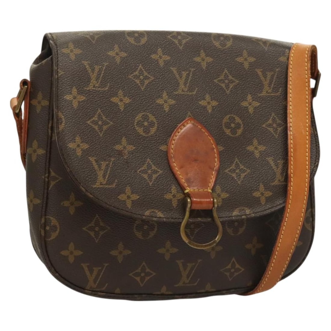 LOUIS VUITTON Monogram Saint Cloud GM Shoulder Bag M51242 Made in France: LOUIS VUITTON Monogram Saint Cloud GM Shoulder Bag M51242 Made in France Introducing the LOUIS VUITTON Monogram Saint Cloud GM Shoulder Bag M51242, a stylish and functional accessory perfect for every