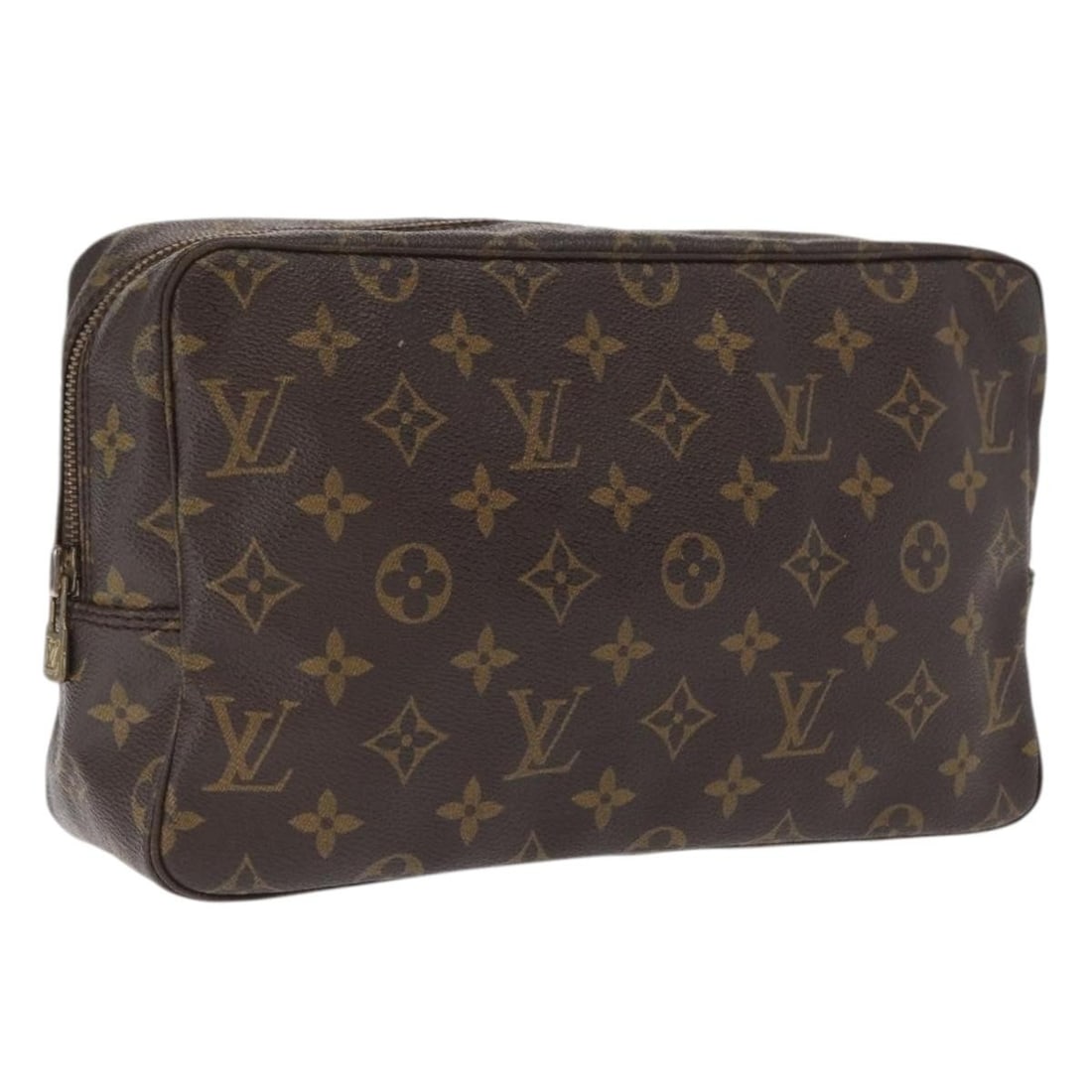Louis Vuitton Monogram Canvas Trousse Toilette 28 M47522 Clutch Bag: Louis Vuitton Monogram Canvas Trousse Toilette 28 M47522 Clutch Bag This is a Louis Vuitton Monogram Trousse Toilette 28 clutch bag, crafted from signature monogram canvas. The bag is made in France a