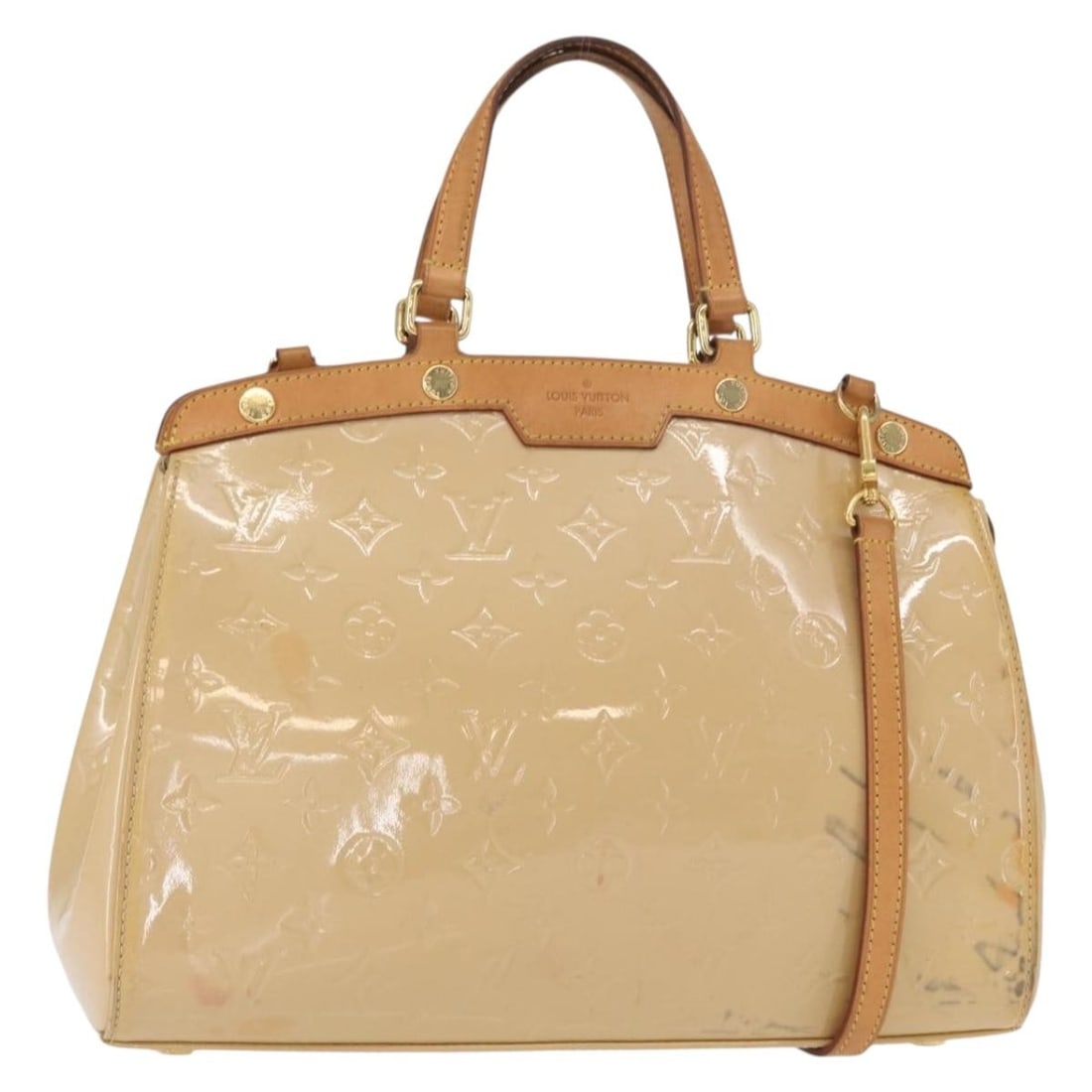 LOUIS VUITTON Vernis Blair MM Hand Bag Rose Angelique M90068 Authentic (1 of 18)