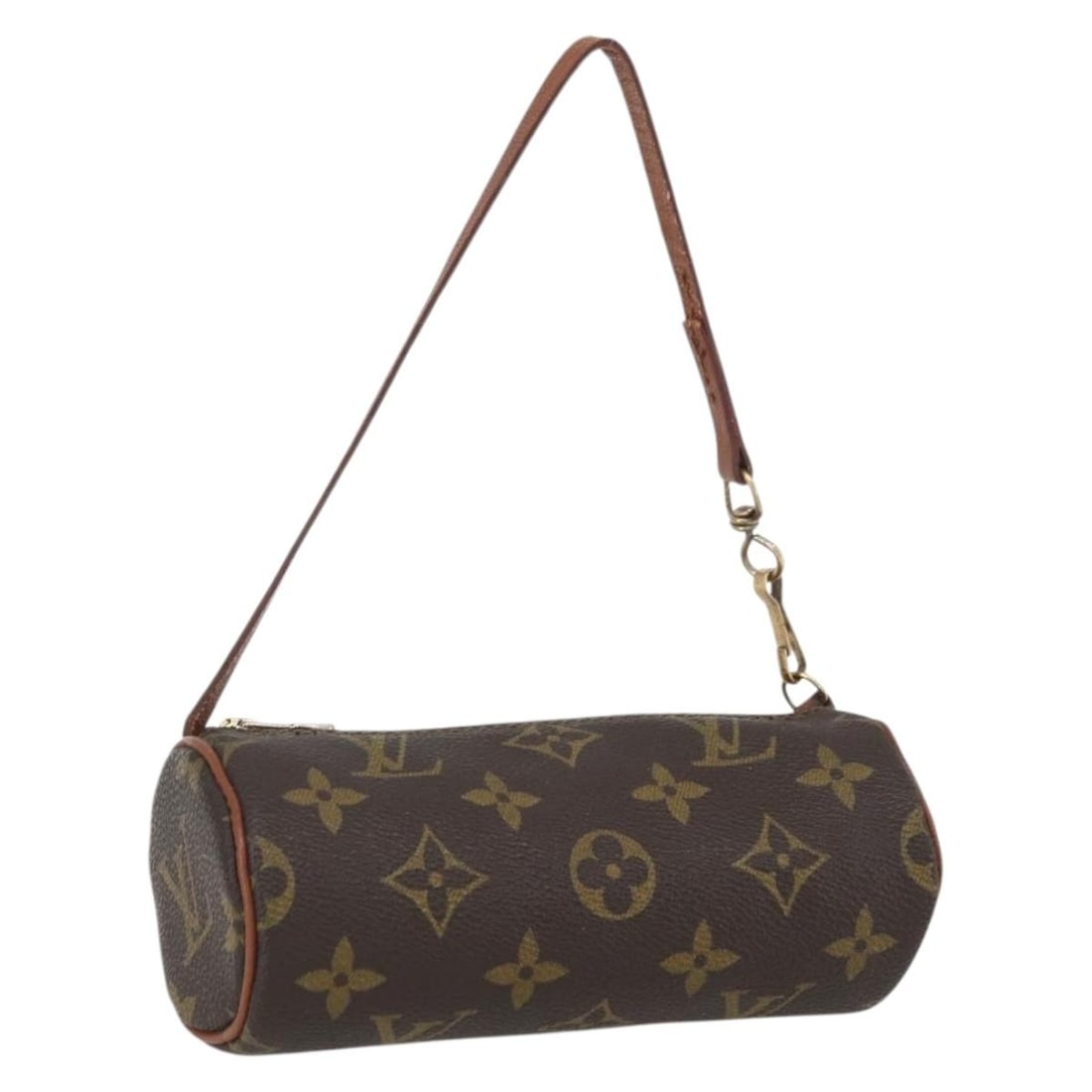Louis Vuitton Papillon Monogram Canvas Women's Pouch France: Louis Vuitton Papillon Monogram Canvas Women's Pouch France This is a Louis Vuitton Papillon pouch crafted from signature Monogram canvas. Designed for women, the pouch features a compact silhouette w